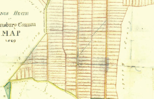 280 plots at King’s Heath – 1829 Map